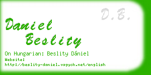 daniel beslity business card